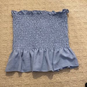 Blue tube top
